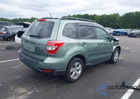 2015 Subaru Forester 2.5I Premium from USA, damaged, VIN JF2SJAFC1FH586460